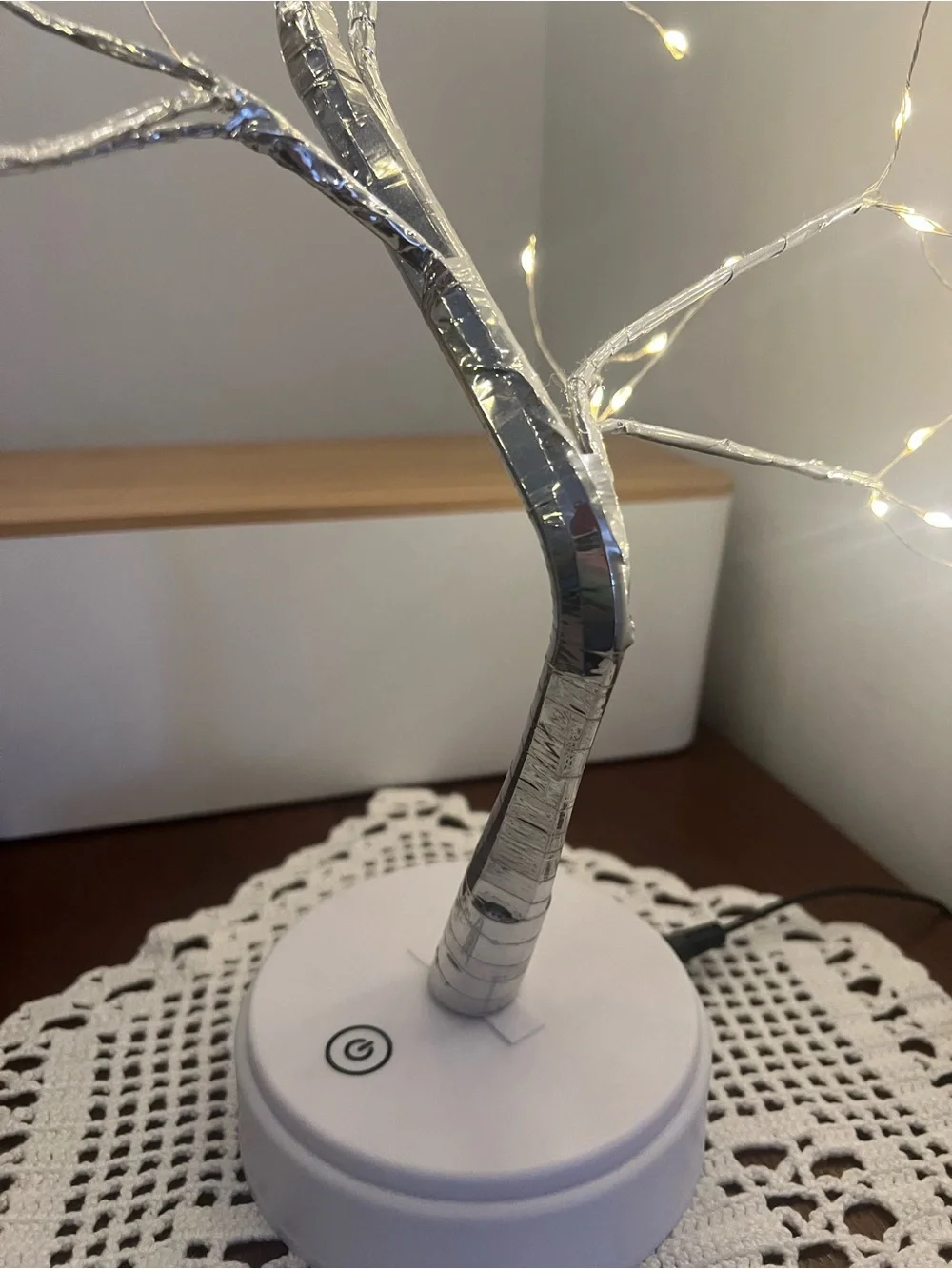 Fairy light LED Decorative Silver Tree Lamp in Warm White